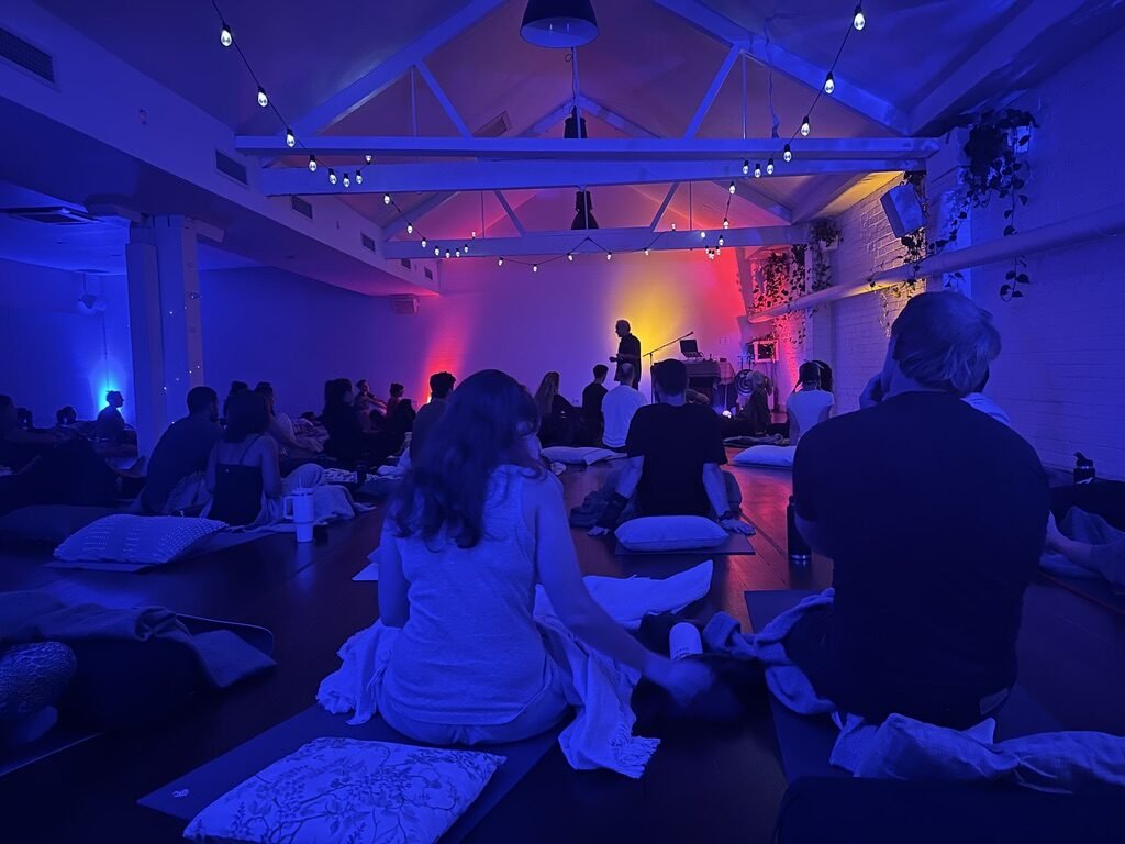 Audience seated for an immersive Soundful Experience in Perth